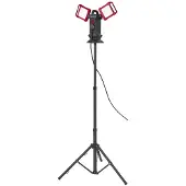 Toolcraft Projecteur de chantier à LED Longueur du trépied (max.) : 1500 mm 40 W blanc naturel TO-7843728