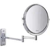 Valera Optima Classic 207.01A - Miroir de courtoisie mural élégant avec grossissement 4x & double bras