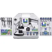 Bresser Set Microscope Junior 300x-1200x avec Valise