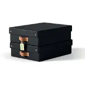 Leitz Puro M Storage Box 2 Units Noir Enfants