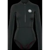Rip Curl Classic Surf Woman Long Sleeve Front Zip Shorty Noir M Femme