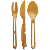 Koziol Couverts Koziol Bio-Circulair Klikk Nature Wood (3-Pièces)