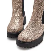 Woden Aya Glitter Boots Doré EU 37 Femme