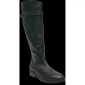 Unisa Bottes plates EDELI femmes - Noir - 39