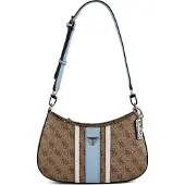 GUESS pour femme. HWBS9672180 Sac à bandoulière Noelle marron (OSFA), Casuel, Polyuréthane