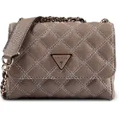 GUESS Sac à bandoulière 'GIULLY II' beige / blanc