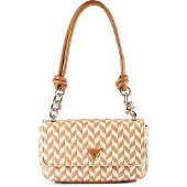 GUESS Sac bandoulière 'Tessi' moka / blanc