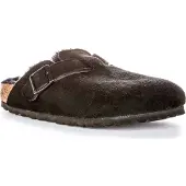 Birkenstock Pantoufle 'Boston' noir