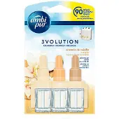 Ambi Pur 3VOLUTION, rechange de diffuseur d'ambiance, parfum : vanille, gamme "Harmony"