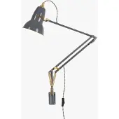 Anglepoise Original 1227 Brass Lampe avec Support Mural Elephant Grey