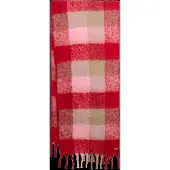 Superdry Écharpe beige / beige foncé / rose / rouge