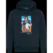 Ralph Lauren Sweat-shirt bleu marine / moka / blanc