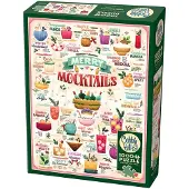 Cobble Hill Puzzle Joyeux Mocktails - Random Cut - 1000 pièces