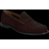 BOSS pour homme. 50563161 Mocassins Tevan marron foncé (43), Plat, Cuir, Aucun, Casuel