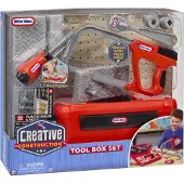 Little Tikes Boîte à outils de construction créative Rouge Rouge One Size