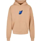 Mister tee Sweat-shirt 'Le Papillon' beige foncé / bleu marine / bleu foncé / noir