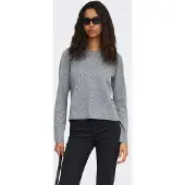 ONLY Pull-over 'ONLLOYAL' gris chiné