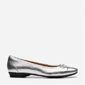 Clarks Chaussures légères Candra Femme Silver Metallic