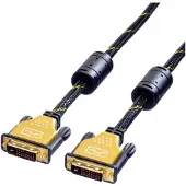 Roline Gold Câble Pour écran Dvi, M-m, (24 1) Dual Link 3,0m