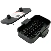 IWH 19063 Boîte de distribution , plastique, 10 pôles, noir