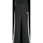 Adidas Pantalon 'Essentials 3-Stripes Open Hem Fleece' noir / blanc