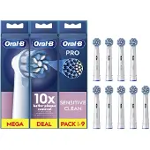 Oral-B Pro Sensitive Clean 9 pièce(s) Blanc