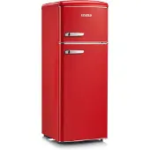 Severin RKG 8930 réfrigérateur-congélateur Pose libre 206 L E Rouge