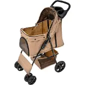 MonsterShop Poussette pour Animal de Compagnie – Beige