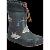 Bisgaard Bottes en caoutchouc bleu / bleu nuit / gris / gris clair