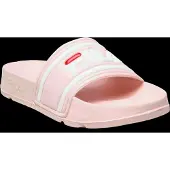 FILA Des pantoufles roses élégantes pour filles, ornées de blanc, pour un look impeccable