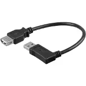 Goobay Câble d'extension USB 2.0 - coudé -