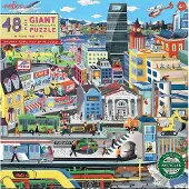 Eeboo Puzzle Dans la Ville - 26 à 50 pièces