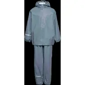 CeLaVi Vêtements de Pluie av. Bretelles - PU - China Blue - - 120 - Vêtements de Pluie