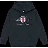 Gant Sweat bleu marine / gris fumé / rouge sang / blanc