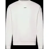 HUGO Sweat-shirt 'Dapocrew' noir / blanc