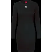 HUGO Robe 'Nemalia' noir / blanc