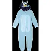 Bluey Fleece Bluey Sleepsuit Bleu 4 Years