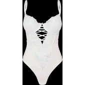 Hunkemoller Body 'Peonie' blanc