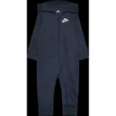 Nike Kids Baby French Terry Long Sleeve Jumpsuit Bleu 18 Months Enfants