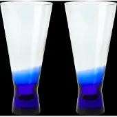Broste Copenhagen Verres à cocktail Konus 25cl bleu lot de 6 pièces