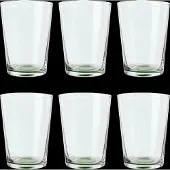 Broste Copenhagen Verres Hue 30cl vert olive lot de 6 pièces