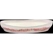 Serax Feast Plat de Service M White|Red Stripes