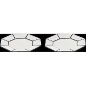 Serax Carte Blanche Assiette à Dessert - Lot de 2