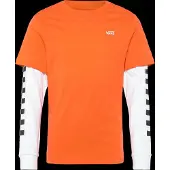 Vans Long Check Twofer Long Sleeve T-shirt Orange 12-14 Years Enfants