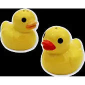 Winkee - Duck Salt and Pepper Shakers - 3 inches, Moulin à poivre + moulin à sel, Multicolore