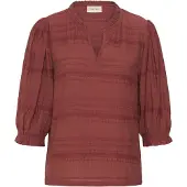 Cream Chemisier 'Lyc' marron