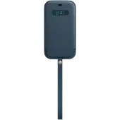 Apple Sacoche en cuir MagSafe pour iPhone 12 Pro Max - Baltic Blue