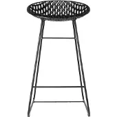 Kartell Smatrik Tabouret Indoor | Black|Black
