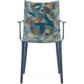 Kartell H.H.H. Chaise Impression Graphique Blue|Ink-Ochre