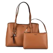 GUESS Sac bandoulière 'Melody' cognac